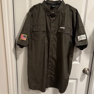 Grunt Style Dark Green Tactical Shirt